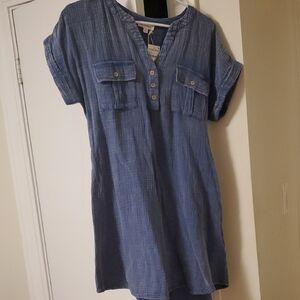 NWT Blue Short Sleeve Dress